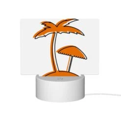 Rectangular Acrylic Night Light, A Cartoon Drawing Of A Palm Tree With A Beach Umbrella. 11 Rectangular Acrylic Night Light, A Cartoon Drawing Of A Palm Tree With A Beach Umbrella. -Pattern Night Light ae6e234ac1c972e5c570d3db4d48a80c4f6e43f0