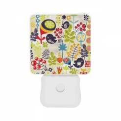 Night Light Set Of 2, A Colorful And Vibrant Flower Pattern. 10 Night Light Set Of 2, A Colorful And Vibrant Flower Pattern. -Pattern Night Light aeacf8292c48aa8e488b5a5abfcb93fb4585307f