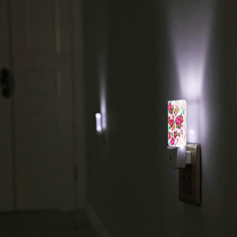 Night Light, A colorful flower pattern with red Night Light, A Colorful Flower Pattern With Red -Pattern Night Light b0b78f8a36da355e752c97b64c92c8e3aac0f0b2