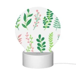 Round Acrylic Night Light, A Collection Of Six Different Plants 11 Round Acrylic Night Light, A Collection Of Six Different Plants -Pattern Night Light b21ad432e4b14b5b164c40779ec46a2c44cb57b9