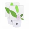 Night Light Set Of 2, A Pink Flower With Green Leaves. 1 Night Light Set Of 2, A Pink Flower With Green Leaves. -Pattern Night Light b2a17b7e72dd9c0f6e1fcb2e3e7834ea6cf720d9