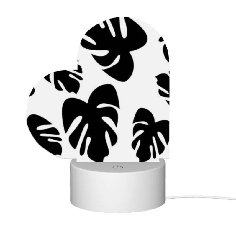 Love Acrylic Night Light, A pattern of black and white flowers. Love Acrylic Night Light, A Pattern Of Black And White Flowers. -Pattern Night Light b41693f79b37a3edd00883a9c6d162c104ee5030