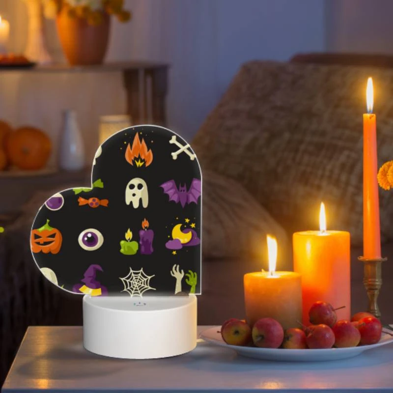 Love Acrylic Night Light, A collection of Halloween icons Love Acrylic Night Light, A Collection Of Halloween Icons -Pattern Night Light b59bced01f52025273b2b52b928dfcd39edcae6b