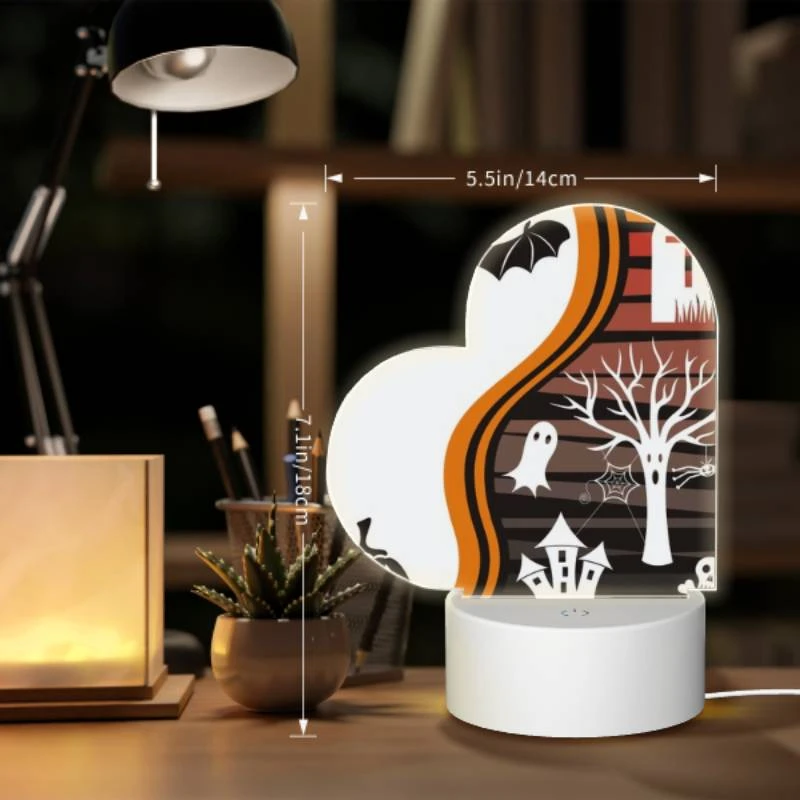 Love Acrylic Night Light, A collection of Halloween symbols Love Acrylic Night Light, A Collection Of Halloween Symbols -Pattern Night Light b7de6b3627cd9d4c51f4ff04827eee548561d3cf