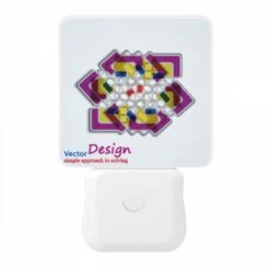 Night Light, A Colorful Geometric Design With A Purple Background. 10 Night Light, A Colorful Geometric Design With A Purple Background. -Pattern Night Light b86d3288773c3bf88d1821a9568ab468dd641230