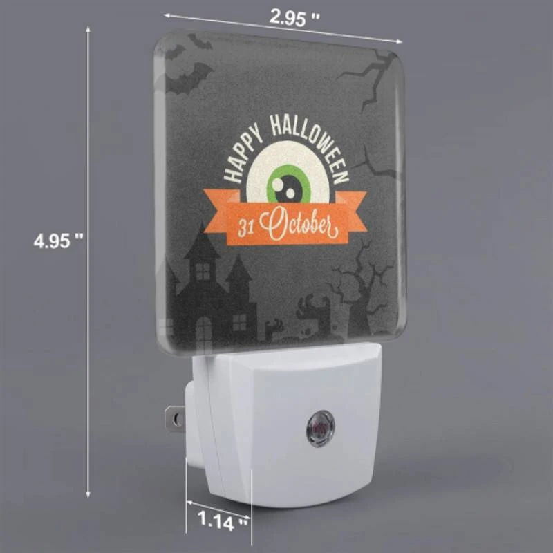 Night Light, A Halloween poster with a green eye and the date 31 October. Night Light, A Halloween Poster With A Green Eye And The Date 31 October. -Pattern Night Light bbaa40806b0a67e7f0761757de536a116277ea38