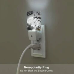 Night Light Set Of 2, A Halloween Scene With A Full Moon 6 Night Light Set Of 2, A Halloween Scene With A Full Moon -Pattern Night Light bcc2a056e4ac95763a648c2dde7644723ba4e4cf