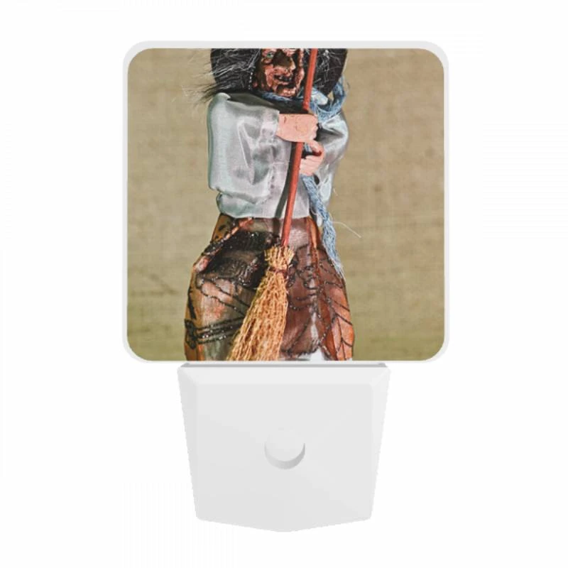 Night Light, A doll with a broom in its hand. Night Light, A Doll With A Broom In Its Hand. -Pattern Night Light bcc57d79aec28e986ca1ae0c6ad1e2957dd995aa