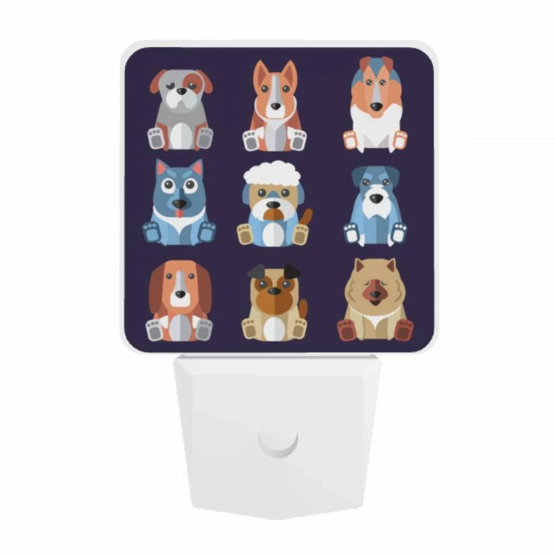 Night Light, A collection of different colored dogs. Night Light, A Collection Of Different Colored Dogs. -Pattern Night Light bd275e1d790c0f87a679c8f1555cf4385e67c252