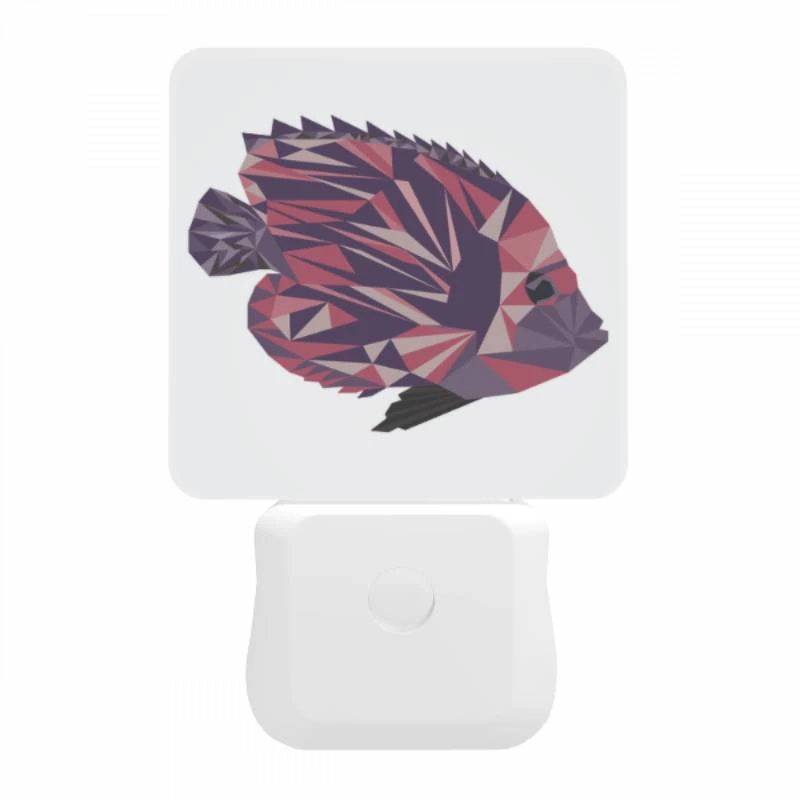 Night Light, A colorful fish with a purple body and a black tail. Night Light, A Colorful Fish With A Purple Body And A Black Tail. -Pattern Night Light bd4fbcb9a60902141d3f2548b0db7ad41e74ab80