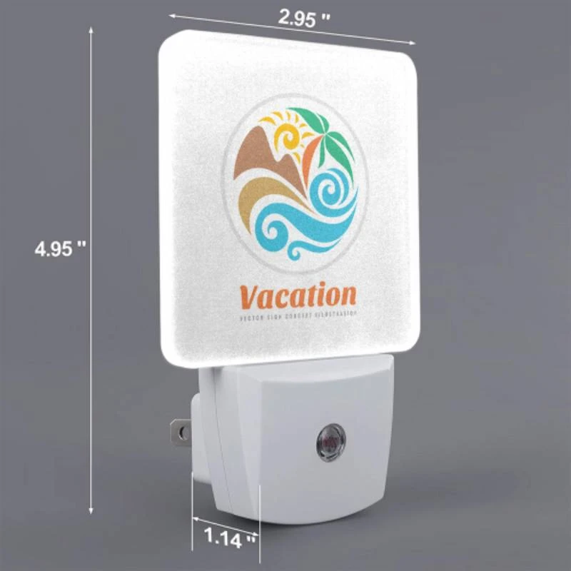 Night Light, A logo for vacation with a sun and palm tree. Night Light, A Logo For Vacation With A Sun And Palm Tree. -Pattern Night Light c026028b2aac0e17e3f90c1d5c4ea21d0e5dfbed
