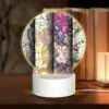 Round Acrylic Night Light, Four Different Colored Designs Of Flowers. 1 Round Acrylic Night Light, Four Different Colored Designs Of Flowers. -Pattern Night Light c1f3e3675f098b17bf0e1d78a67096df89a7d2e2