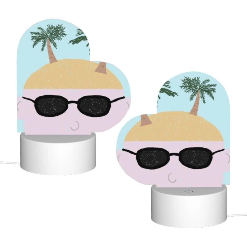 Love Acrylic Night Light, A cartoon drawing of a man with sunglasses and a shaggy haircut. Love Acrylic Night Light, A Cartoon Drawing Of A Man With Sunglasses And A Shaggy Haircut. -Pattern Night Light c28cfc0310cde34059cecc57693fdaa620a3d983