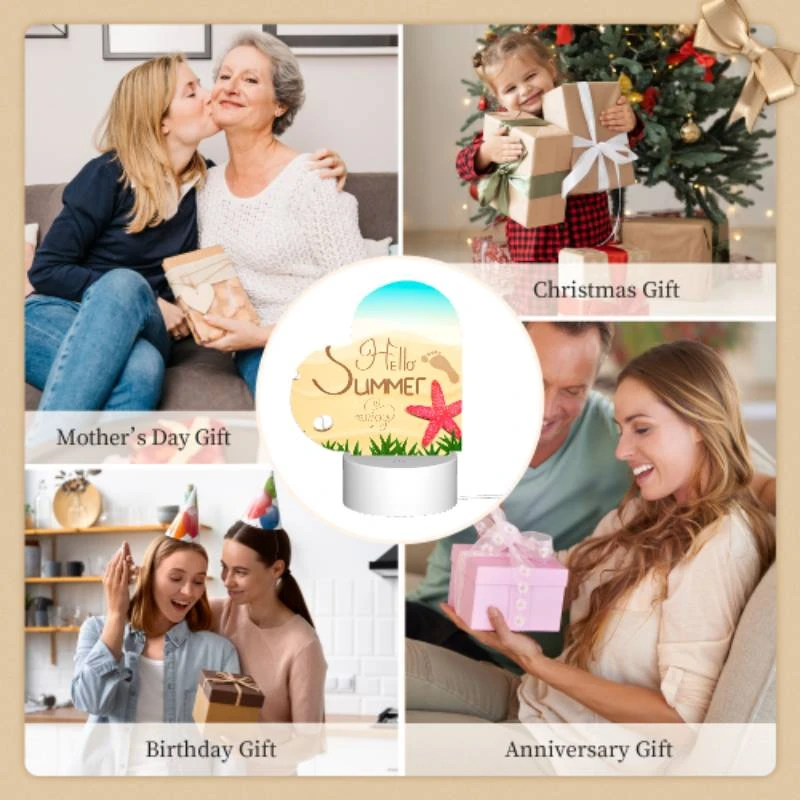 Love Acrylic Night Light, A colorful beach scene with a starfish Love Acrylic Night Light, A Colorful Beach Scene With A Starfish -Pattern Night Light c3933b4f905321730484ba764b709d8cae0b272c