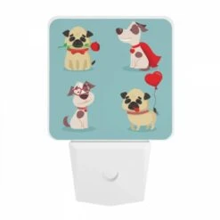 Night Light, Four Different Dog Cartoons Are Shown 9 Night Light, Four Different Dog Cartoons Are Shown -Pattern Night Light c3ca898987161ee48e5fd816c0ddf11f1f222ccf