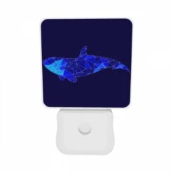 Night Light Set Of 2, A Blue And White Whale Is Shown In A Blue Background. 9 Night Light Set Of 2, A Blue And White Whale Is Shown In A Blue Background. -Pattern Night Light c4d1931bc77c5ed3867d2eeed8a91503c22699cd