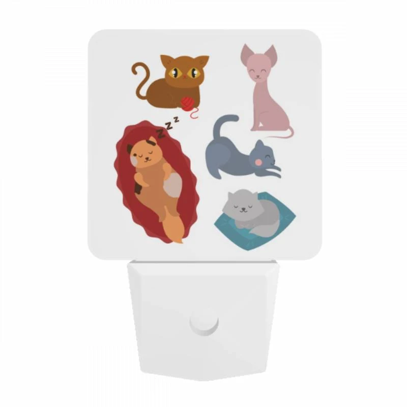 Night Light, A collection of cartoon animals Night Light, A Collection Of Cartoon Animals -Pattern Night Light c518a79832f6f0f326213b387fa9f2c4df30f537