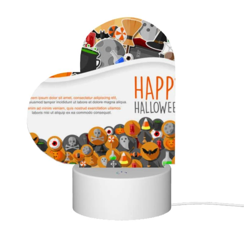Love Acrylic Night Light, A colorful poster with a Halloween theme. Love Acrylic Night Light, A Colorful Poster With A Halloween Theme. -Pattern Night Light c58aef0c078e8ef6ae049dbffd35742ffc73795e