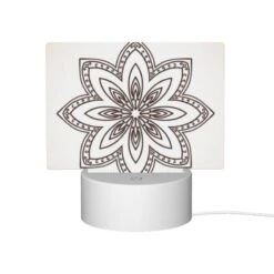 Rectangular Acrylic Night Light, A Black And White Drawing Of A Flower. 10 Rectangular Acrylic Night Light, A Black And White Drawing Of A Flower. -Pattern Night Light c5d4b340f4f29b2e157de2dc46b93e34f1f14a10