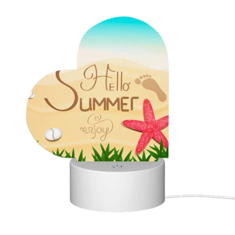 Love Acrylic Night Light, A colorful beach scene with a starfish Love Acrylic Night Light, A Colorful Beach Scene With A Starfish -Pattern Night Light c6090c8068e424e5e97b91975ae1a5c725d62703