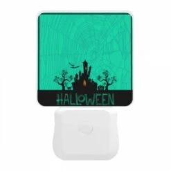 Night Light, A Spooky Halloween Scene With A Castle And Spiders. 11 Night Light, A Spooky Halloween Scene With A Castle And Spiders. -Pattern Night Light c6b52394f2a5e02a9b0f116ceba1988fc358fd33