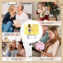 Rectangular Acrylic Night Light, A Woman In A Blue Bikini Is Holding A Glass Of Wine. 9 Rectangular Acrylic Night Light, A Woman In A Blue Bikini Is Holding A Glass Of Wine. -Pattern Night Light c838ba368dcec0e8bd18b13062d8b3df3f1c4d2c