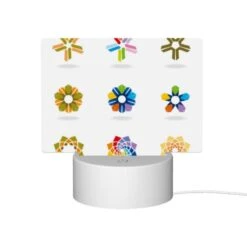 Rectangular Acrylic Night Light, A Collection Of Six Different Colored Flowers. 11 Rectangular Acrylic Night Light, A Collection Of Six Different Colored Flowers. -Pattern Night Light c86d8197a6a826dface73886fe2aaca9243887db