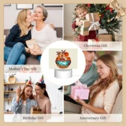 Rectangular Acrylic Night Light, A Skeleton Is Sitting On A Skull In The Ocean. 9 Rectangular Acrylic Night Light, A Skeleton Is Sitting On A Skull In The Ocean. -Pattern Night Light c8bfea859326c7acc2568cd0d95f1c8223c5f82e