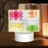 Rectangular Acrylic Night Light, Four Different Colored Geometric Patterns. 2 Rectangular Acrylic Night Light, Four Different Colored Geometric Patterns. -Pattern Night Light c98c02ef6c3fb90d2c546854c4dee83f5731b2a6