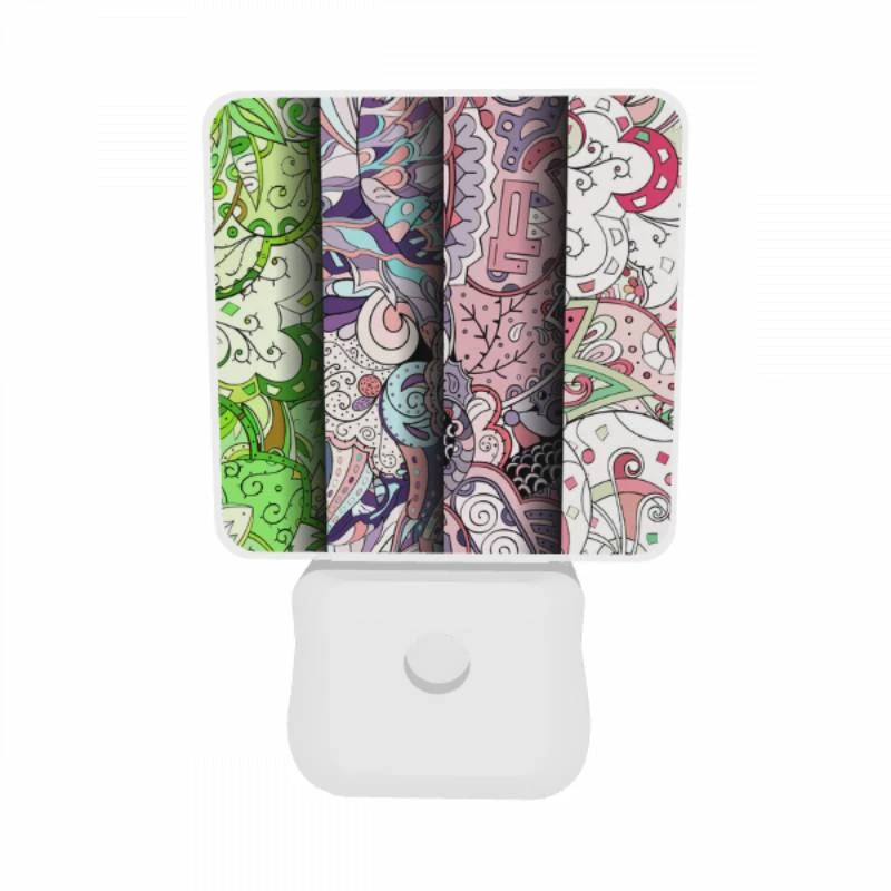 Night Light Set of 2, Three colorful designs of a person's arm are displayed. Night Light Set Of 2, Three Colorful Designs Of A Person's Arm Are Displayed. -Pattern Night Light caee6fc2487c1338959cc3c88c4fd94891984568