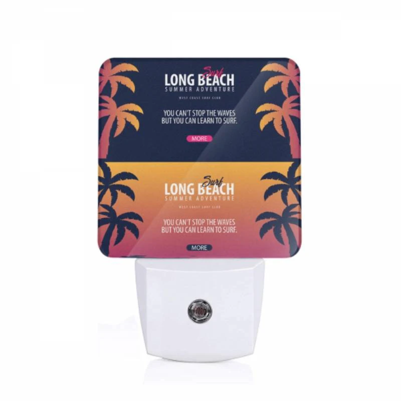 Night Light, A colorful advertisement for Long Beach Summer Adventure. Night Light, A Colorful Advertisement For Long Beach Summer Adventure. -Pattern Night Light cbc5da07036775887be5d8fad8d207160a5c2c6c