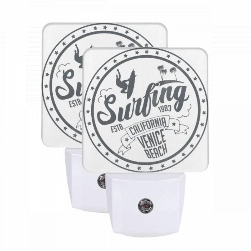 Night Light Set of 2, A logo for a surfing event in California. Night Light Set Of 2, A Logo For A Surfing Event In California. -Pattern Night Light cd57936c86cb6c124ac48f7634bc005e17deac2e