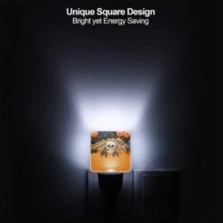 Night Light Set Of 2, A Skeleton And A Skull Are On A Table With A Bat And A Book. 5 Night Light Set Of 2, A Skeleton And A Skull Are On A Table With A Bat And A Book. -Pattern Night Light ce5b7612cd16df9ea541c254701bdb3bf9e53162