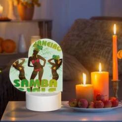 Love Acrylic Night Light, A Colorful Advertisement For Rio De Janeiro Featuring Two Women In Bikinis. 8 Love Acrylic Night Light, A Colorful Advertisement For Rio De Janeiro Featuring Two Women In Bikinis. -Pattern Night Light d0578e9423da283070ee4cd31a0061c51db94e41