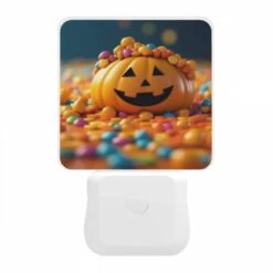 Night Light, A Candy Pumpkin With A Smile On Its Face. 11 Night Light, A Candy Pumpkin With A Smile On Its Face. -Pattern Night Light d1ae927b12da1bba7f5b9128a7fd453b64562ba1