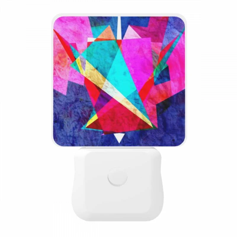 Night Light, A colorful abstract art piece with a blue background. Night Light, A Colorful Abstract Art Piece With A Blue Background. -Pattern Night Light d47b864d44b3a1cb272ce9db85243e75b5818596