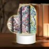 Love Acrylic Night Light, Three Colorful Paintings Of Flowers Are Displayed Side By Side. 2 Love Acrylic Night Light, Three Colorful Paintings Of Flowers Are Displayed Side By Side. -Pattern Night Light d4c8db26cdfeae2cc1285ffd43298fac1c4c9365
