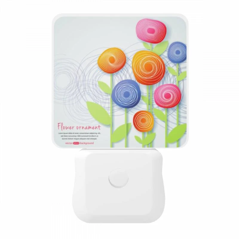 Night Light, A colorful flower arrangement with a variety of flowers. Night Light, A Colorful Flower Arrangement With A Variety Of Flowers. -Pattern Night Light d567bcc5354a33b57508ab7c146bd66f49d58553