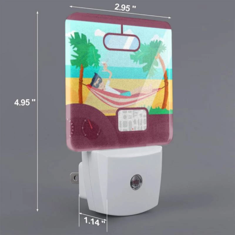 Night Light, A man is laying on a hammock in front of a car Night Light, A Man Is Laying On A Hammock In Front Of A Car -Pattern Night Light d8df1fc37e390c0722be9afc90961a261e3b54ab