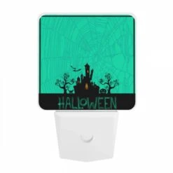 Night Light, A Spooky Halloween Scene With A Castle And Spiders. 9 Night Light, A Spooky Halloween Scene With A Castle And Spiders. -Pattern Night Light d8eefa44bf002573e673ee4b55bdb8cfda70a69b