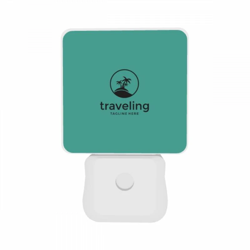 Night Light Set of 2, A logo for a traveling company. Night Light Set Of 2, A Logo For A Traveling Company. -Pattern Night Light d90dfb6cc39964b430d25f12bdd822a3becf45f9