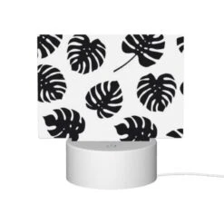 Rectangular Acrylic Night Light, A Pattern Of Leaves On A White Background. 11 Rectangular Acrylic Night Light, A Pattern Of Leaves On A White Background. -Pattern Night Light d91baa038c48cdb55f3846de88fe3de475edd551