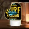Love Acrylic Night Light, A Surfboard With The Words California Surf Session On It.