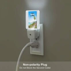 Night Light Set Of 2, A Colorful Poster With A Beach Scene And The Words "I Love Summer". 6 Night Light Set Of 2, A Colorful Poster With A Beach Scene And The Words "I Love Summer". -Pattern Night Light da5dd7f6c1f6a57927ae328ceccb8a94c0cf94e8