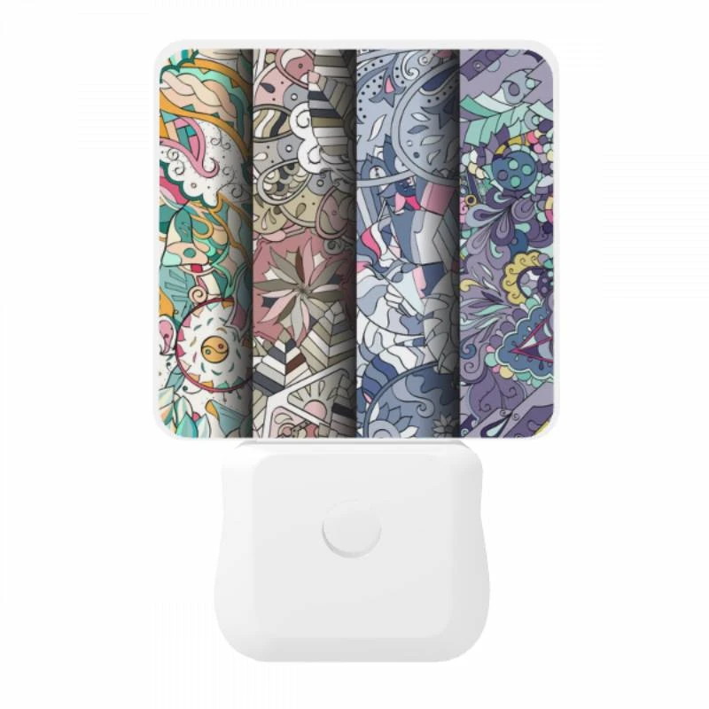 Night Light, Four different colored designs of a woman's face. Night Light, Four Different Colored Designs Of A Woman's Face. -Pattern Night Light dd41953683309a17487b5ffa2f0c678d5d4863c7