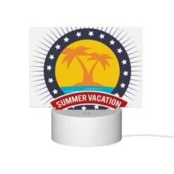 Rectangular Acrylic Night Light, A Logo For Summer Vacation. 11 Rectangular Acrylic Night Light, A Logo For Summer Vacation. -Pattern Night Light ddaa4b5d511439db1c09a41ed8775fd9fe3526cd