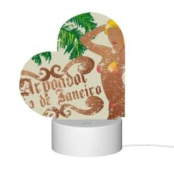 Love Acrylic Night Light, A Woman In A Bikini Is Standing In Front Of A Palm Tree. 11 Love Acrylic Night Light, A Woman In A Bikini Is Standing In Front Of A Palm Tree. -Pattern Night Light de3a5b485f058d8d174dc85d612b1769d55e6b58