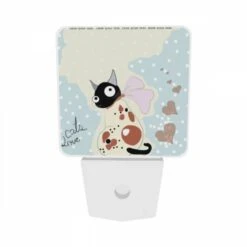 Night Light Set Of 2, A Cat Is Sitting On A Map 8 Night Light Set Of 2, A Cat Is Sitting On A Map -Pattern Night Light deda50128f44a3d9391b796f3170eb23bb5cf79b