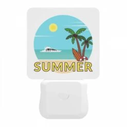 Night Light, A Cartoon Of A Beach With A Surfboard And A Boat. 11 Night Light, A Cartoon Of A Beach With A Surfboard And A Boat. -Pattern Night Light e01f15435ac37afea0fa4da7ba5916362d6ec740