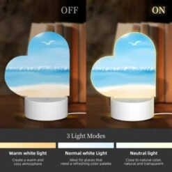 Love Acrylic Night Light, A Beautiful Beach Scene With A Blue Sky -Pattern Night Light e064825c55458e1bfb43aa11cf893ba1d57e413f